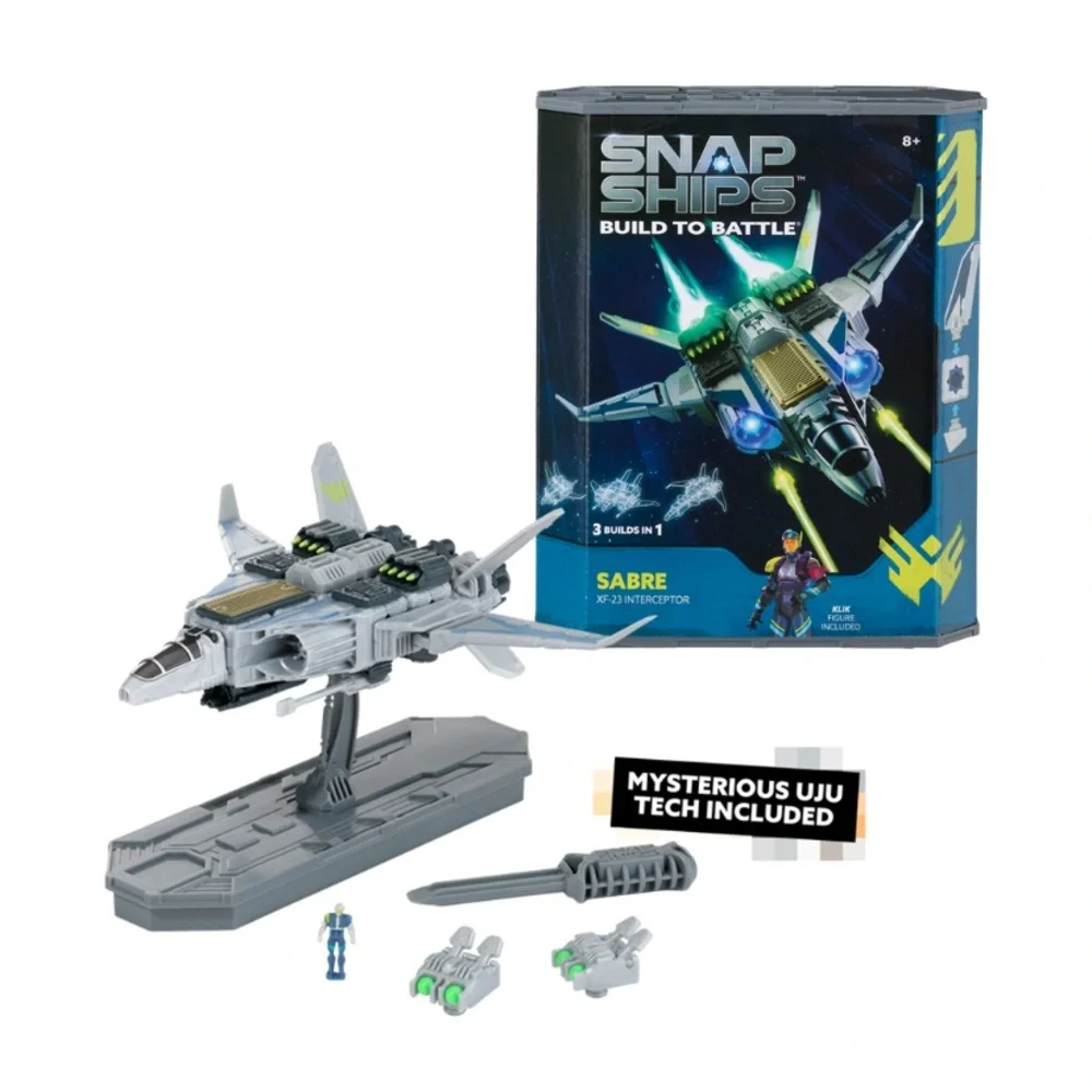 Snap Ships Build to Battle Sabre XF-23 Interceptor